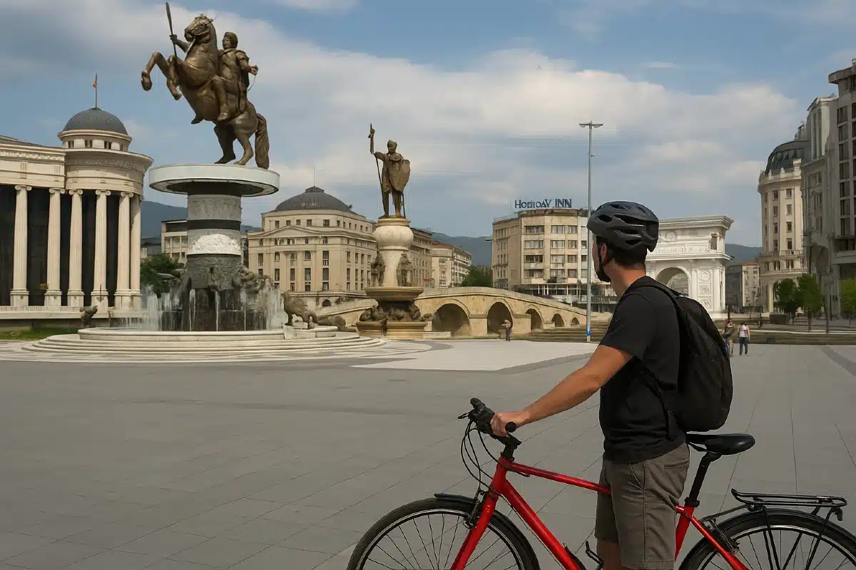 Velo voyage macedoine