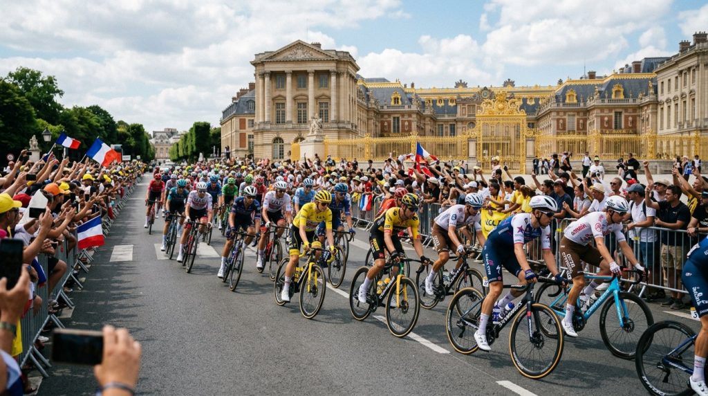Tour de France 2025 : les coureurs passent près du Château de Versailles, voici où les voir