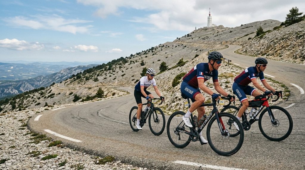 Enchaîner les trois ascensions du Mont Ventoux