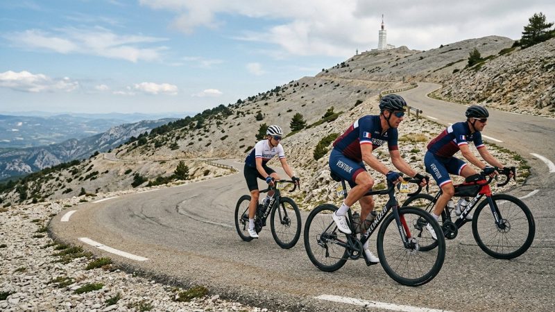 Enchaîner les trois ascensions du Mont Ventoux