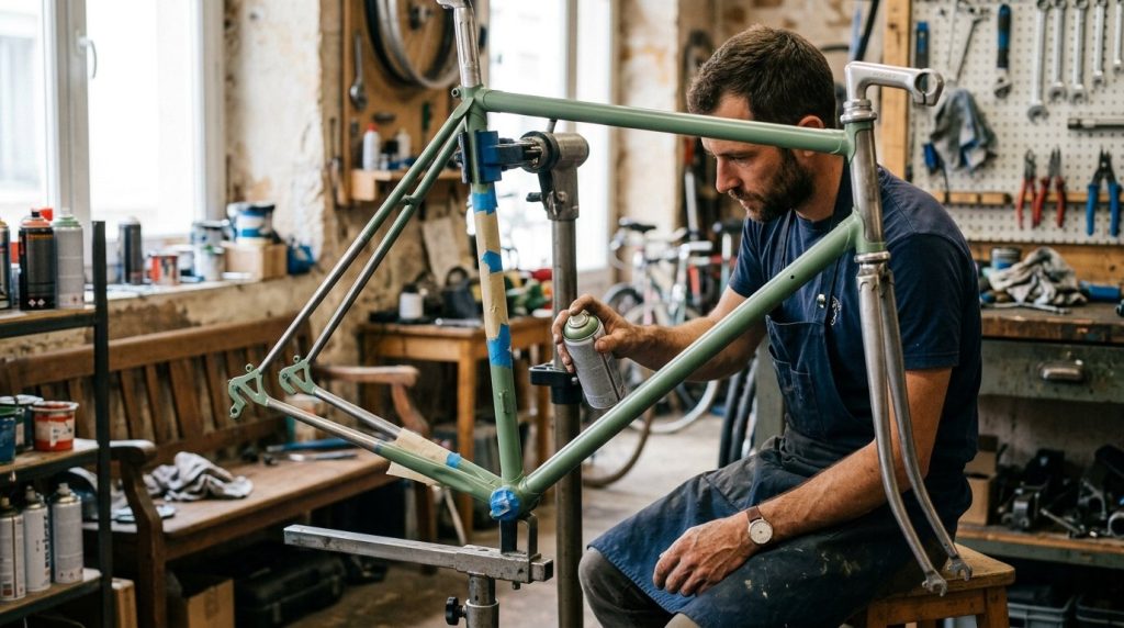 Comment réussir la peinture de son vélo en 5 étapes?