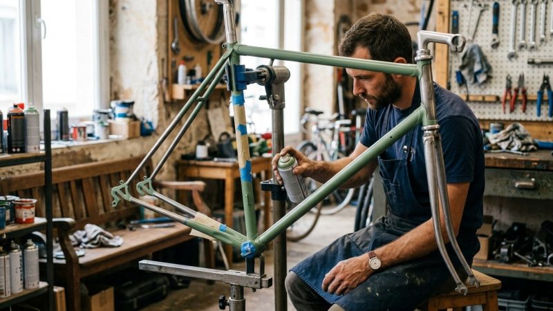 Comment réussir la peinture de son vélo en 5 étapes?