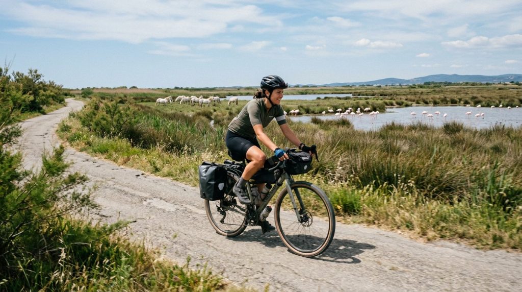 Découvrir la Camargue à vélo : itinéraire au départ d’Arles dans le delta du Rhône