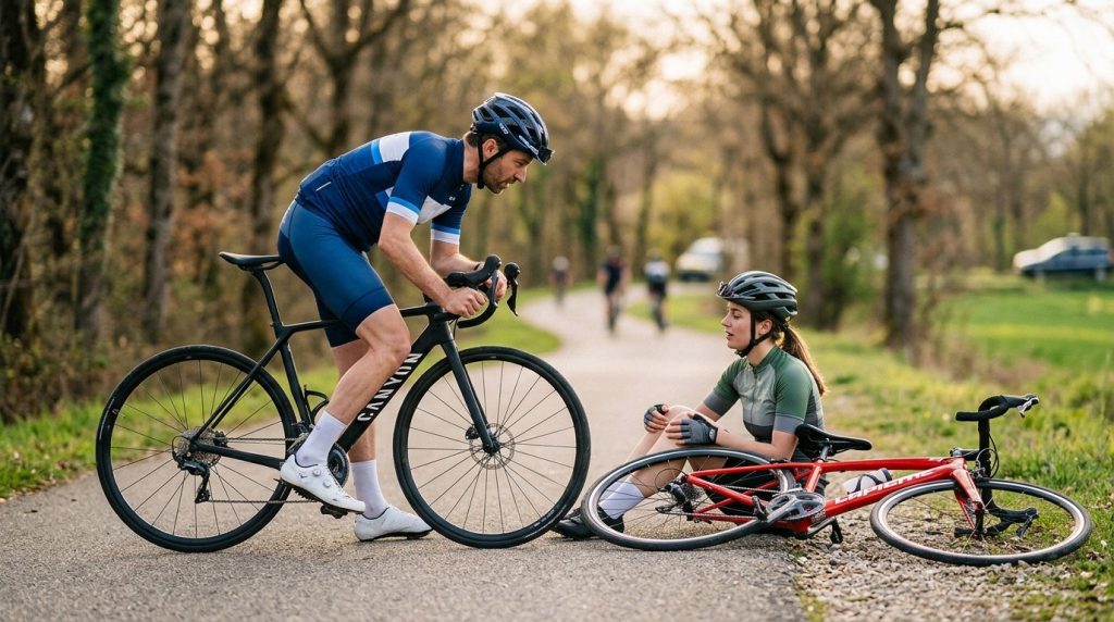 Responsabilité en cas d’accident entre cyclistes : que dit la loi ?