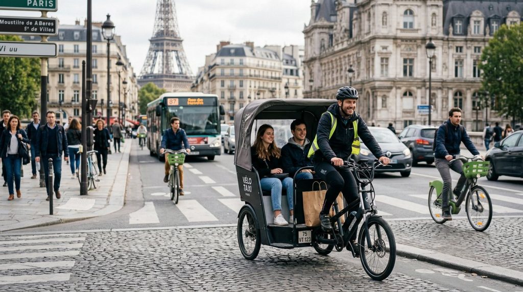 Taxi vélo : pourquoi ce moyen de transport séduit de plus en plus en ville ?